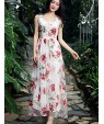 Women's Casual/Party Micro Elastic Sleeveless Maxi Dress (Mesh)